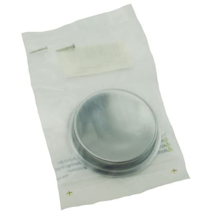 Ives Commercial Solid Brass 2-1/8in Round Flush Pull Bright Chrome Finish 221B26